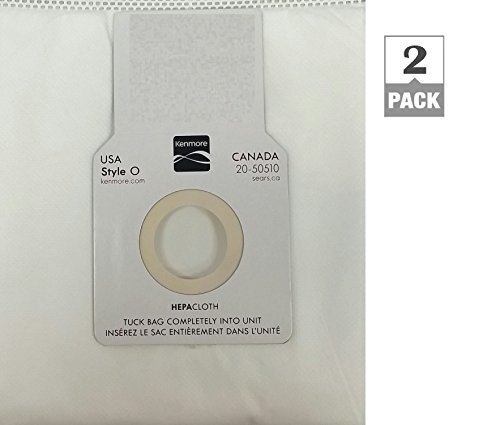 Kenmore Genuine Hepa O Bags for Kenmore Upright Vacuums (2 HEPA Bags included)