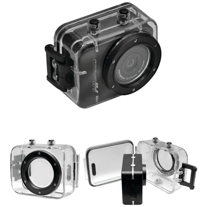 1 - 12.0 Megapixel 1080p Action Camera with 2.4'' Touchscreen (Orange), 12.0 megapixel camera, 2.4" touchscreen... N6