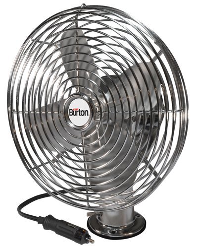 Max Burton 12 Volt Deluxe Metal Fan