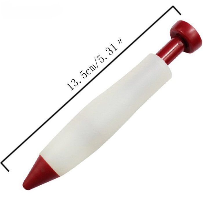Fondant Cake Decorating Mouth Pen Silicone Chocolate Cream Sauce Baking Tool N8