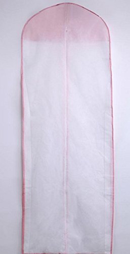 Wed2BB Large Size White Breathable Bridal Gown Garment Bag N2