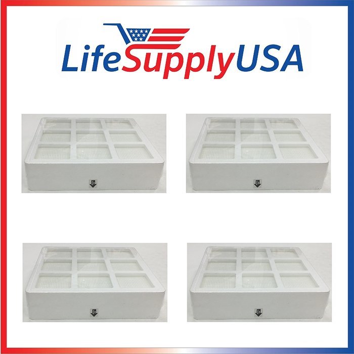 4 Pack Replacement Filter Designed to fit IQ AIR Pre Max Filter F8 iqair premax 102 10 10 00 by LifeSupplyUSA