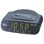 Sony ICF-C212 FM/AM Clock Radio with Full Power Back-up (Black) (Discontinued by Manufacturer)