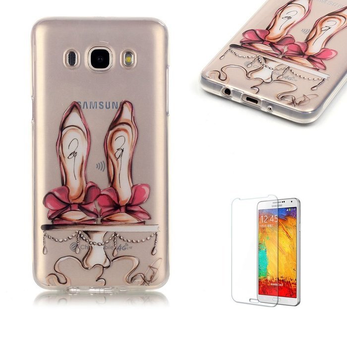 Galaxy J120(2016 Model) TPU Case with Free Screen Protector,Funyye See Through Transparent Soft Rubber Silicone... N58