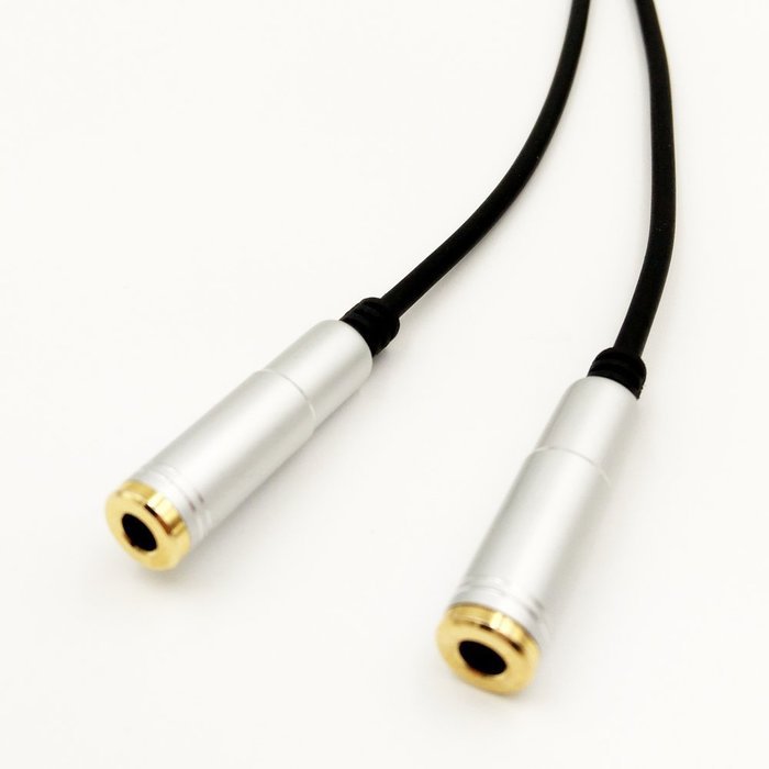 Headphone Splitter,DIKOO 3.5mm Audio Cable Y Jack Splitter Male to 2 Female for Headphones Earphones Earbuds Headset...