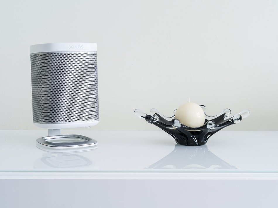 Flexson Desk Stand for SONOS PLAY:1 Speakers - BLACK - SINGLE N10
