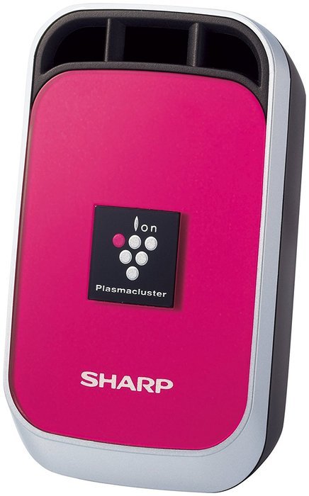 SHARP Plasmacluster Air Ionizer IG-FC1-P Pink | for Car (Japanese Import) N2