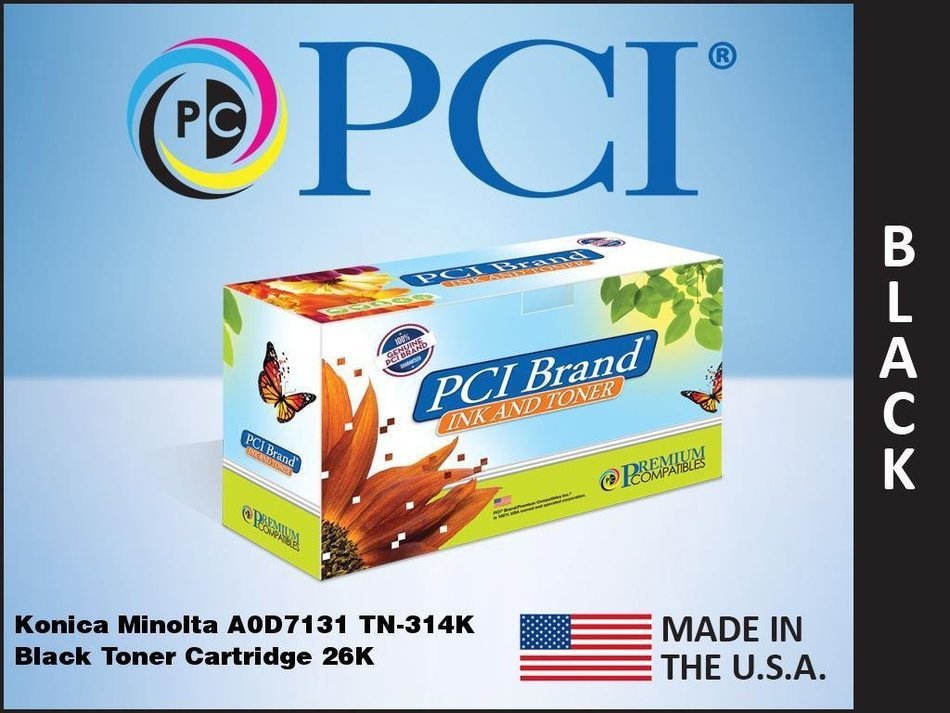 PCI KONICA MINOLTA A0D7131 TN-314K 26K B