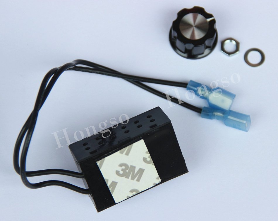Hongso 16Y-New BK GA3650 GA3650B GA3700 GA3700A GA3750 GA3750A Replacement Fireplace Blower Fan KIT for Desa,...