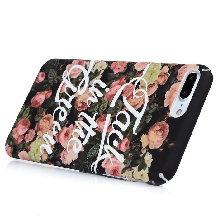 iPhone 7 Plus Case (5.5"), YOKIRIN Printed Fashion Full Matte Hard Touch Slim-Fit Flexible PC Texture Flower Coated... N49