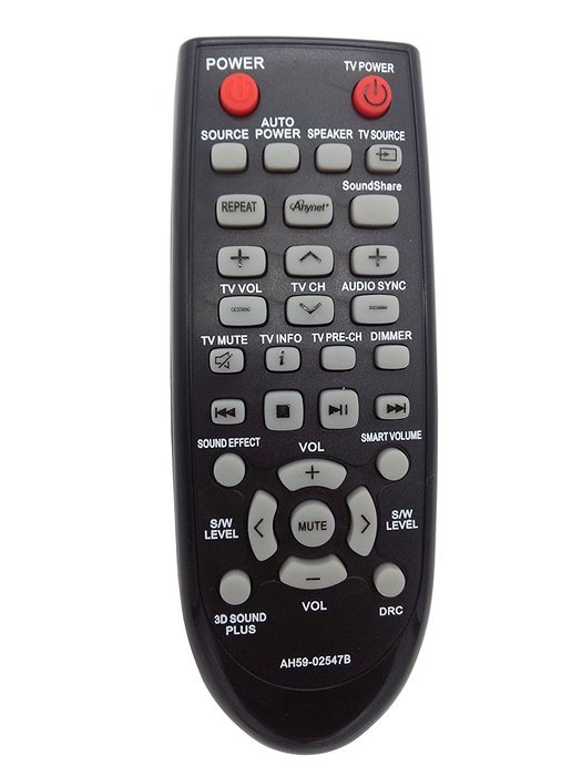 Vinabty New Replaced Remote Control AH59-02547B fits for Samsung Home Theater Sound Bar System HWF450ZA HWF450...