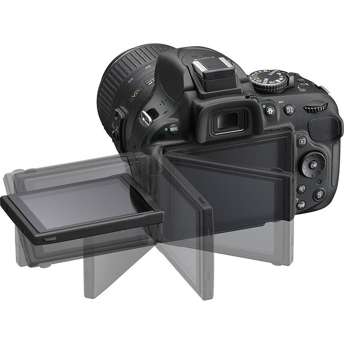 Nikon D5200 Digital SLR Camera & 18-55mm G VR DX AF-S Lens and 55-200mm VR DX AF-S Lens (Black)