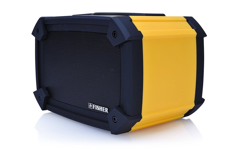 Fisher Waterproof Wireless Stereo Boombox, Bluetooth Enabled, Built-In Microphone, Shockproof and Dustproof Ultra-Portable... N15