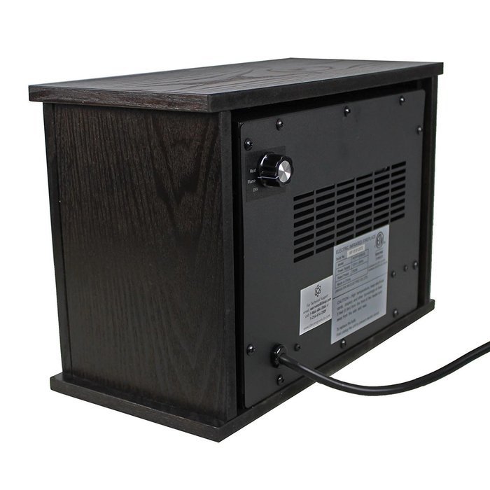 LifePro LS-PCFP1056 750W Mini Fireplace Heater, Infrared Quartz, 14-Inch N4