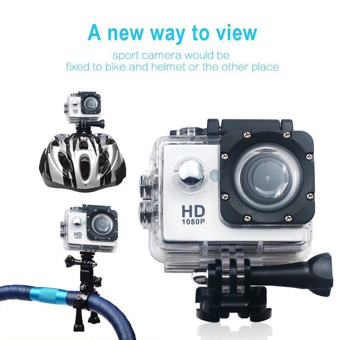 Bay Valley Parts12MP Full HD 1080P Helmet Sports Camera Waterproof Action Car DV Sports Camera N6