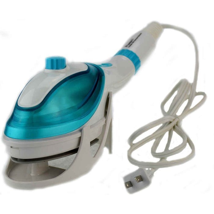 Dual-purpose Fabric Iron Steamer, Steaming and Ironing 2 in 1, Light-weight, Compact Size, Blue-3 N4