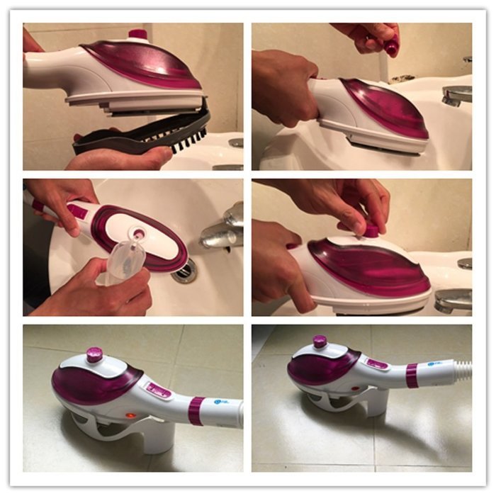 Dual-purpose Fabric Iron Steamer, Steaming and Ironing 2 in 1, Light-weight, Compact Size, Blue-3 N5