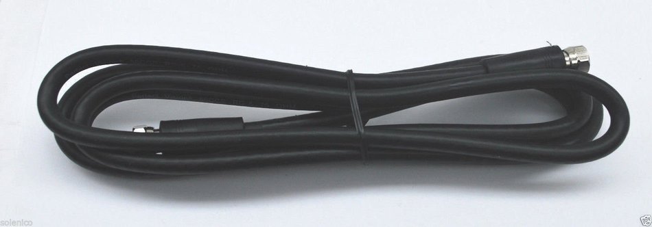Perfect Vision 036012 50-Feet RG-6 Coaxial Cable with Ends, Black N7