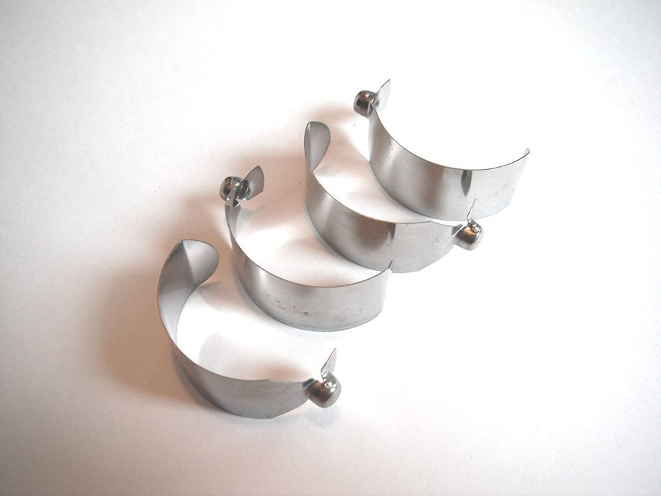 Four (4) Rainbow vacuum c-clip push-button lock/springs for e-series wand/tube N2
