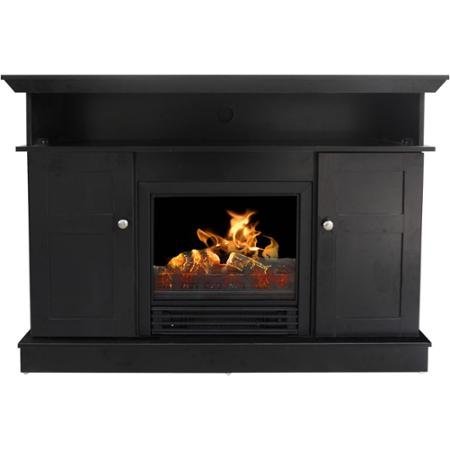 Decor Media Fireplace, Cappuccino, 42" Mantle For TV's up to 42"