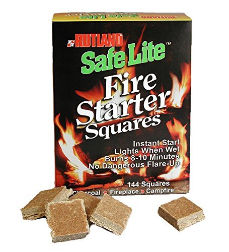 Safe Lite Firestarter Squares, 144-pack