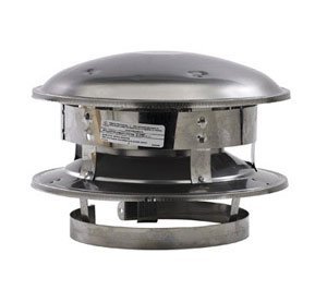Top Chimney Round Dome 7in
