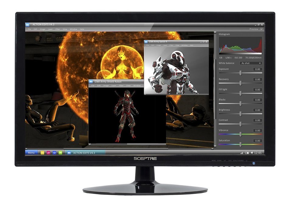 Sceptre E248W-1920 24-Inch Screen LED-Lit Monitor N12