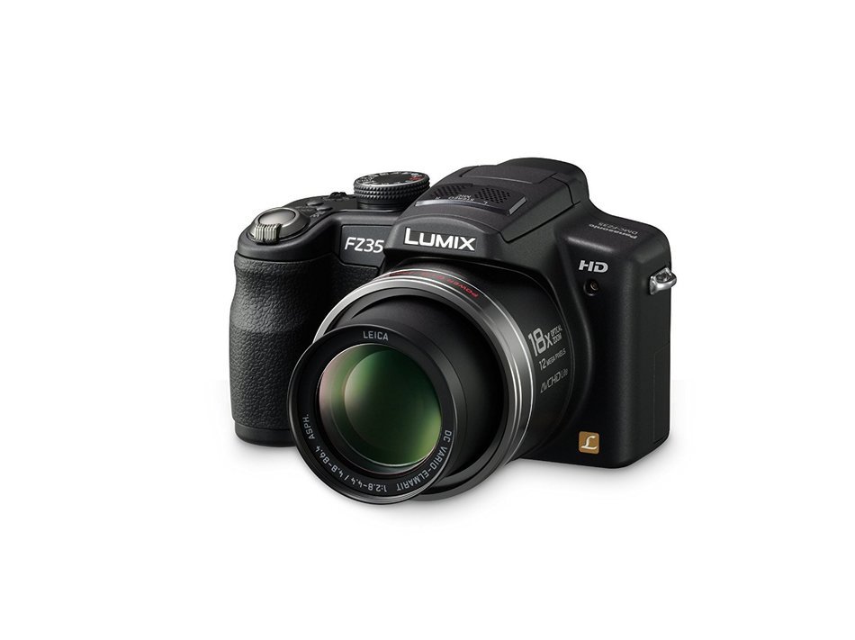 Panasonic Lumix DMC-FZ35 12.1MP Digital Camera with 18x POWER Optical Image Stabilized Zoom and 2.7 inch LCD (...