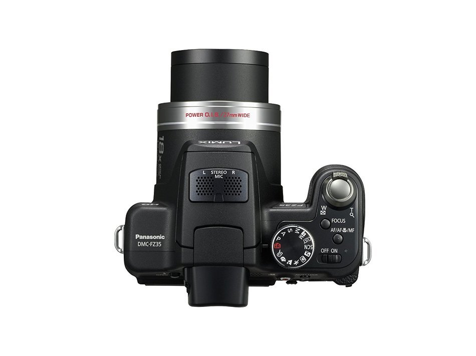 Panasonic Lumix DMC-FZ35 12.1MP Digital Camera with 18x POWER Optical Image Stabilized Zoom and 2.7 inch LCD (... N2