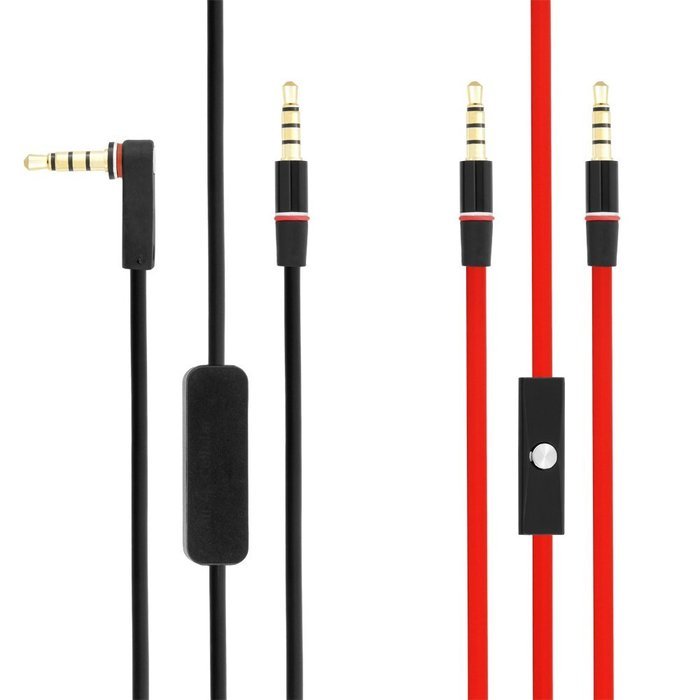 Chromo Inc. 2x Pack 3.5mm Auxiliary Cable 1 Angled and 1 Flat Audio Music Aux - Pumpkin N3