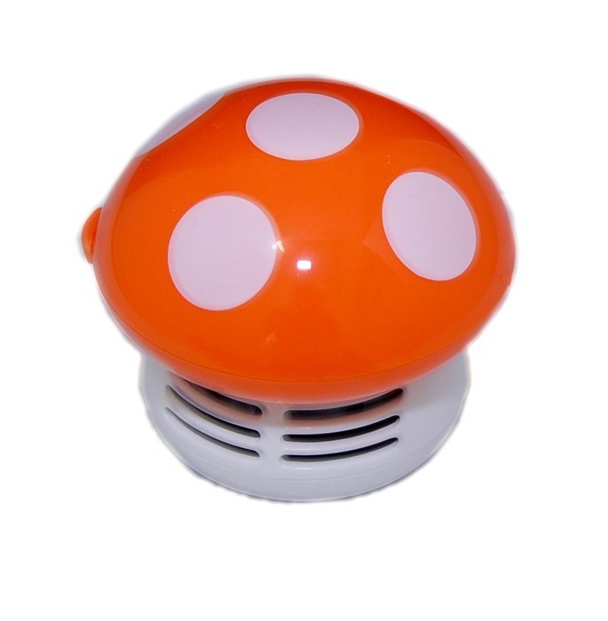 Mushroom Shaped Mini Vacuum Cleaner (Orange) N4
