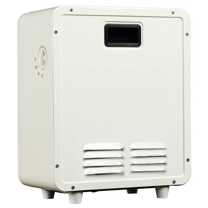 PuraFlame Octavia White 12 inch Portable electric Heater, Eco freindly, 1500W N19