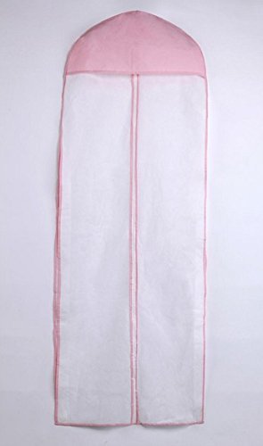 Wed2BB Large Size White Breathable Bridal Gown Garment Bag N3