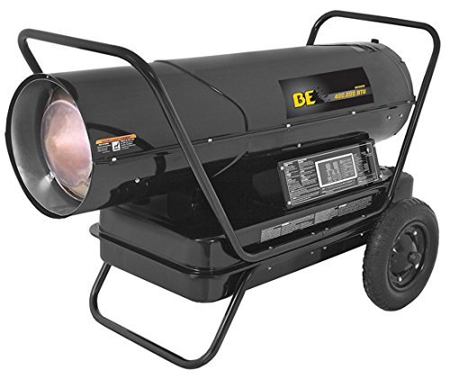 BE Pressure HK400FW 400,000 BTU Kerosene/Diesel Forced Air Heater, 120V