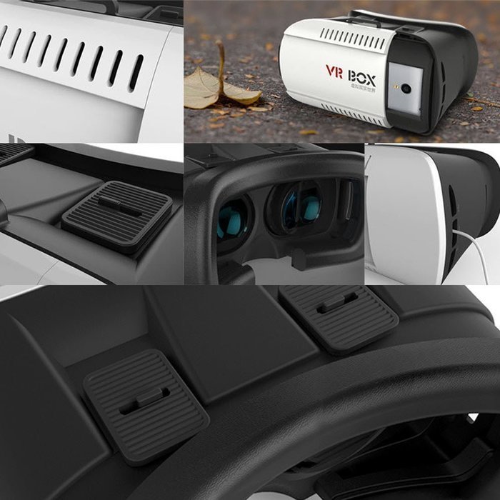 NW VR Box Version VR Vitual Reality Glasses Rift + Bluetooth Control Gamepad for 4.7" - 6.0" Smart Phone N2