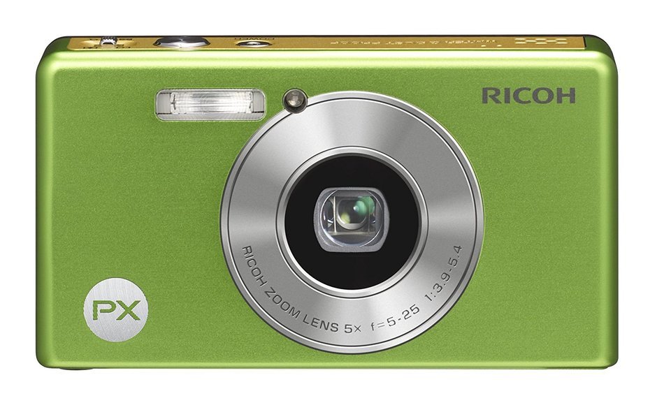 Ricoh Px Waterproof Digital Camera 16mp 5x Zoom Pxlg Lime Green
