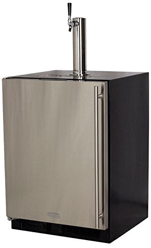 Marvel ML24BSS2LS Single Tap Built-In Beer Dispenser with Left Side Hinge, 24", Stainless Steel