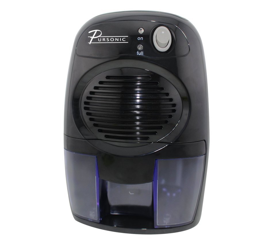 Pursonic Mini-Capacity Electric Compact Dehumidifier DHM-200, Black