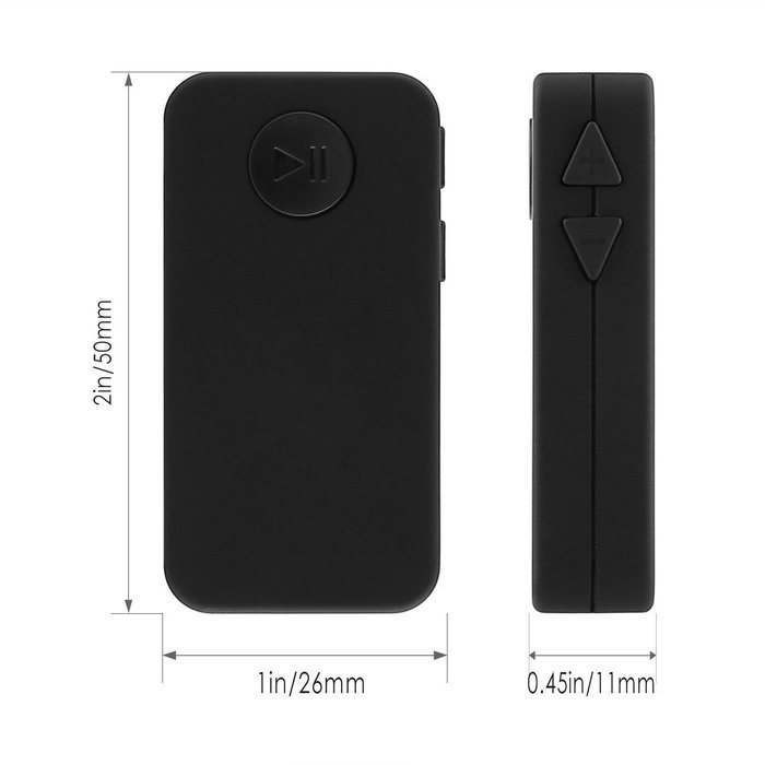 Rixow B1 Wilreless Transmitter Portable Bluetooth 3.0 Audio Receiver Wireless Music Streaming Adapter with Hands... N6