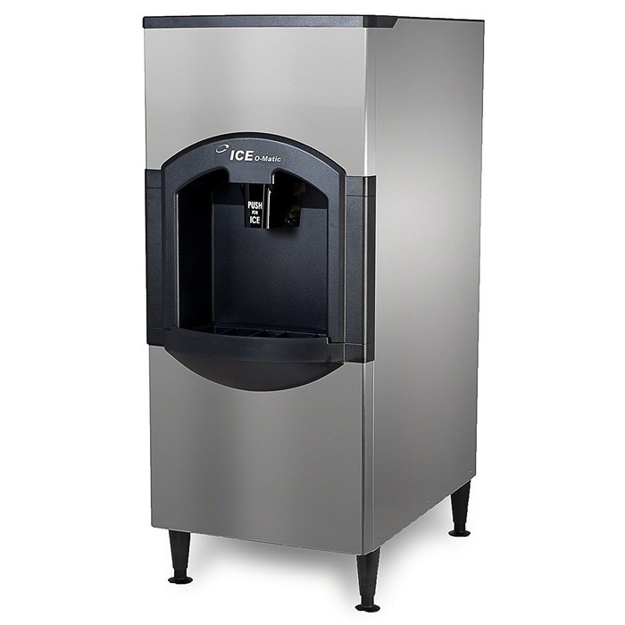 Ice-O-Matic CD40022 120 lb 22" Wide Hotel Ice Dispenser w/ Storage Bin