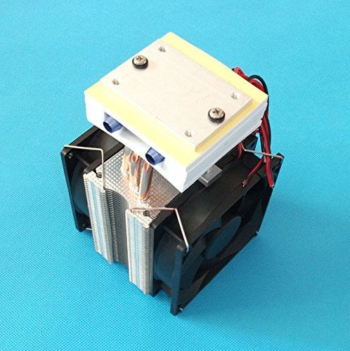Qianson Thermoelectric Peltier Semiconductor Refrigeration Water Cooling System Cooler Fan TEC1-12715 Assembled N4