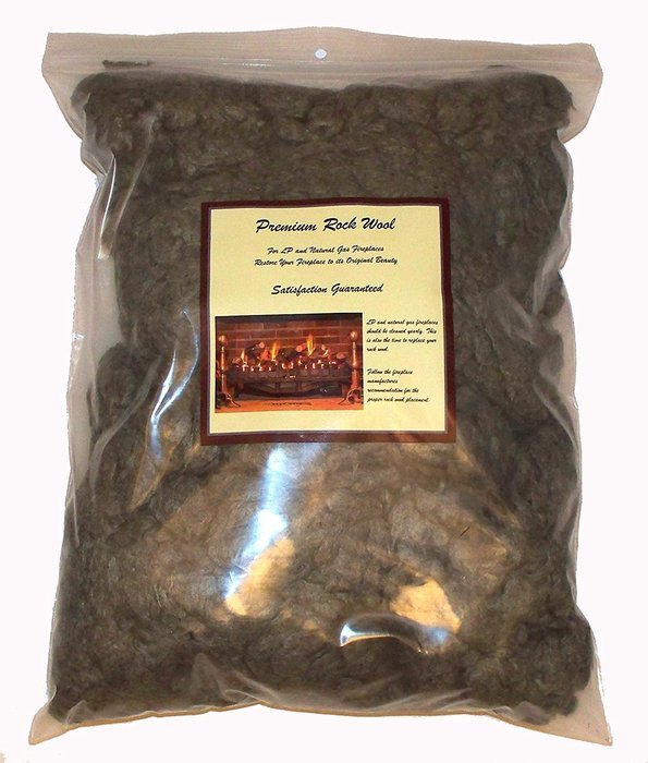 Premium Rock Wool for Gas Fireplace Log Set - 5 Ozs 1129