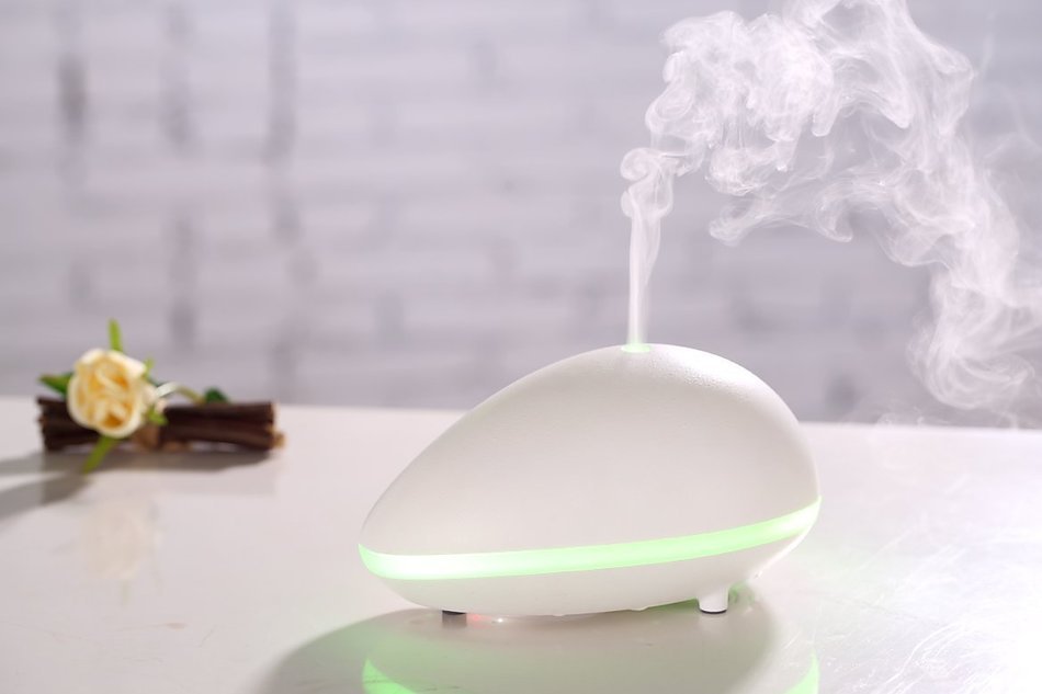 Humidifier,150ml Ispring Humidifier Ultrasonic Aroma Essential Oil Diffuser for Office Home Bedroom Living Room... N4