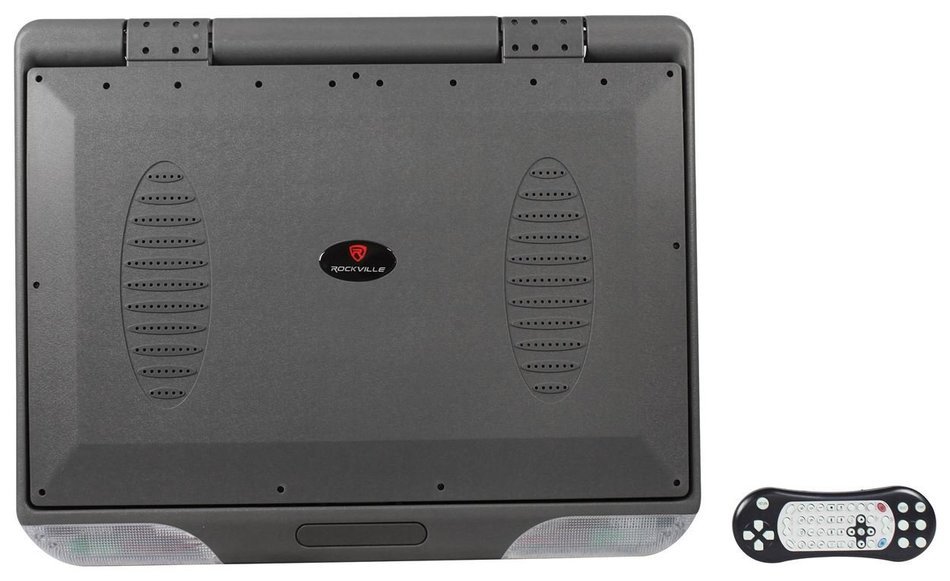 Rockville RVM18FD-BK 18" TFT Black Flip Down Car Monitor w/ USB/SD/Video Games N99