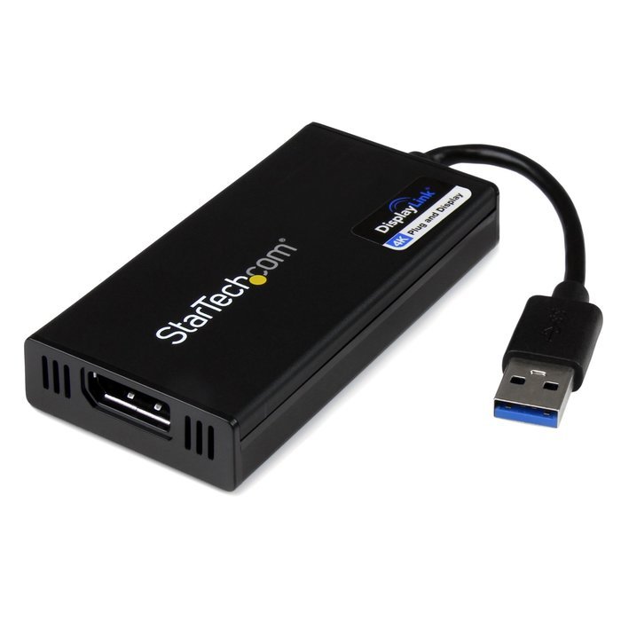 StarTech.com Slim USB 3.0 to DisplayPort Adapter - External Video Card for Multi-monitor DP - 2560x1600 and 1080p N8
