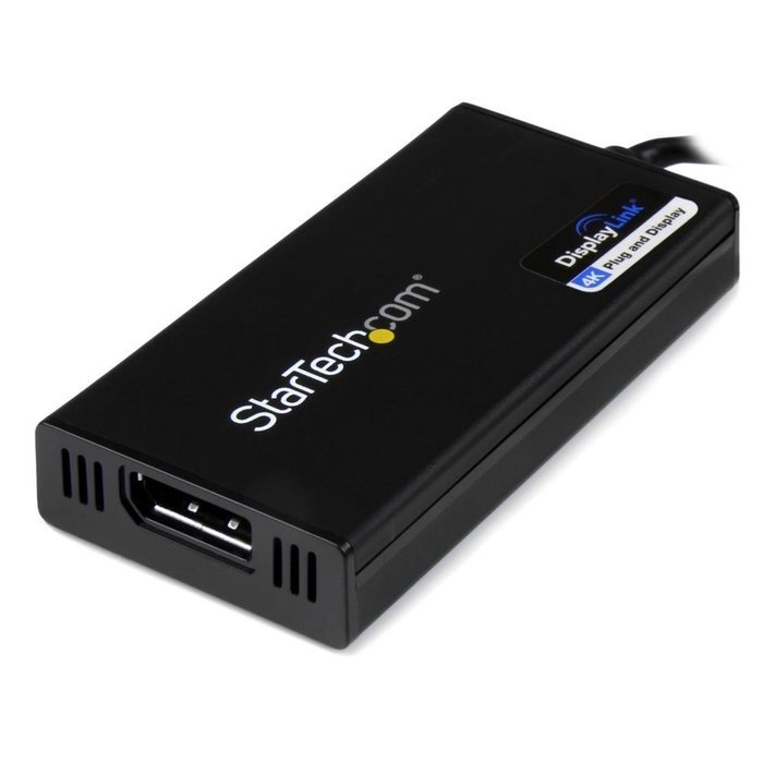 StarTech.com Slim USB 3.0 to DisplayPort Adapter - External Video Card for Multi-monitor DP - 2560x1600 and 1080p N9