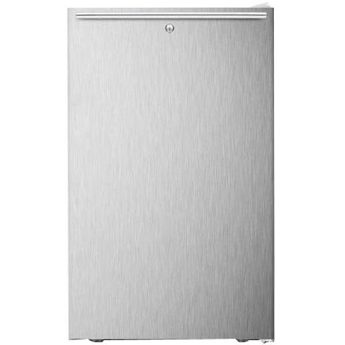 Summit Fs407lbisshh 2.8 Cu. Ft. Capacity Built-in Or Freestanding Compact Freezer - Stainless Steel Door / White...