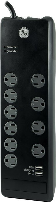 GE 14096 Surge Protector, 10 Outlet 2 USB N3