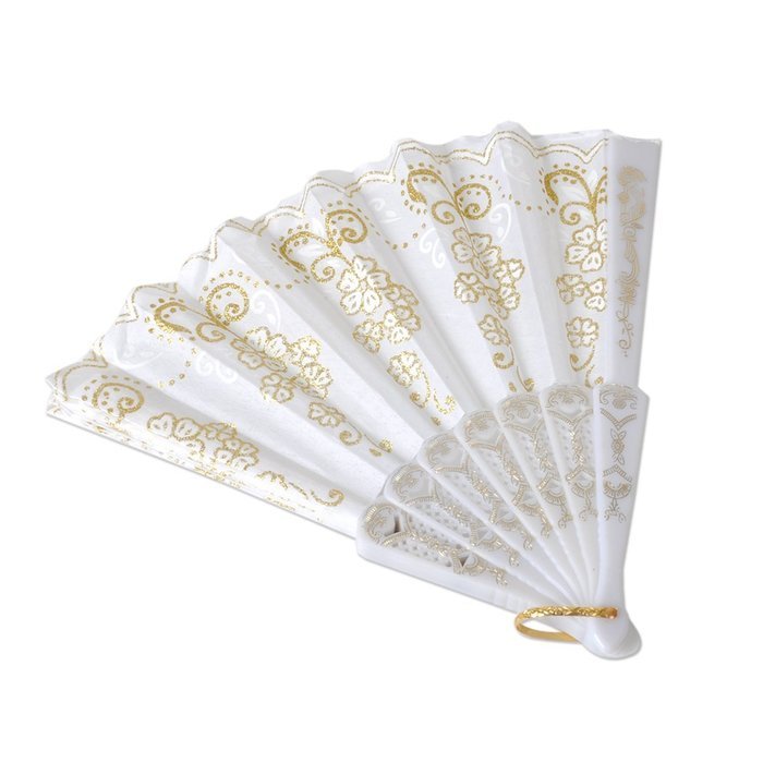 Black Spanish Flamengo Brise Style Flower Folding Hand Fan for Dance Party Wedding