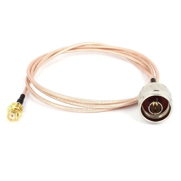 Type N Male to SMA Female M/F Adapter RG316 Coaxial Cable Lead 3.3Feet